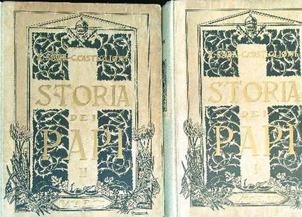 Storia dei Papi. 2vv - Carlo Castiglioni - copertina