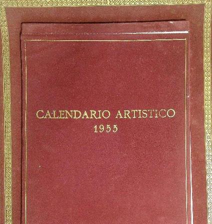 Calendario artistico 1955. Pittura italiana del Quattrocento - copertina