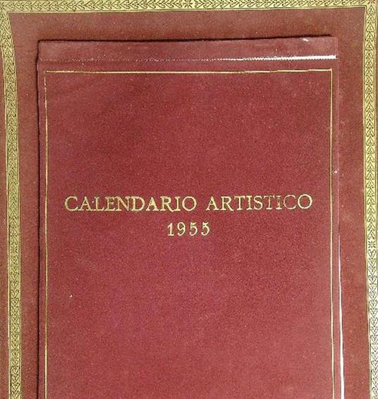 Calendario artistico 1955. Pittura italiana del Quattrocento - copertina