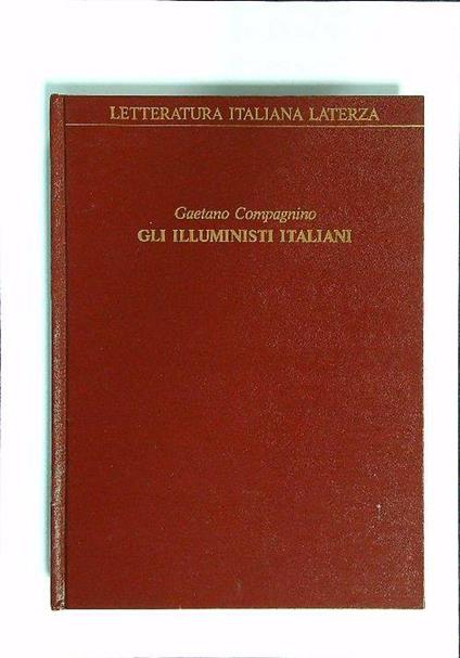 Gli Illuministi italiani - Gaetano Compagnino - copertina