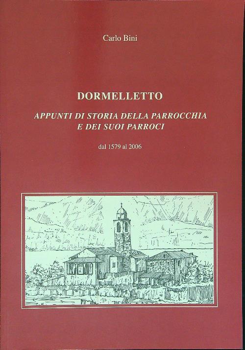 Dormelletto - Carlo Bini - copertina