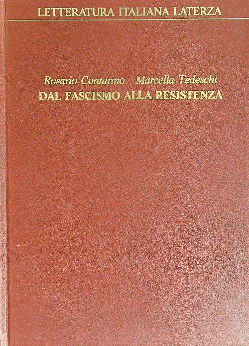 Dal fascismo alla resistenza