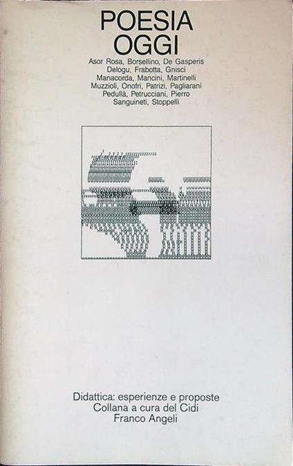 Poesia oggi - copertina