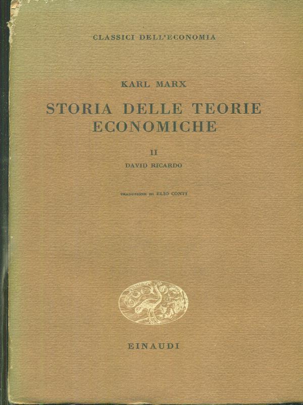 Storia delle teorie economiche vol. 2