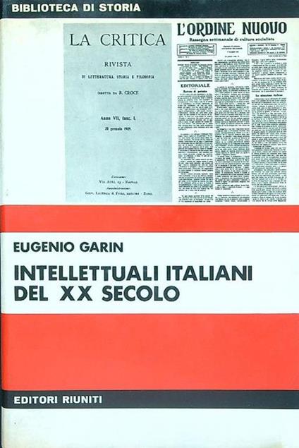 Intellettuali italiani del XX secolo - Eugenio Garin - copertina