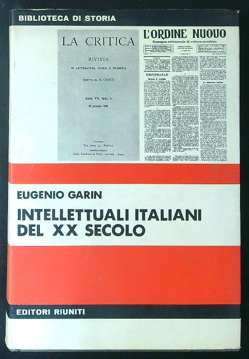 Intellettuali italiani del XX secolo