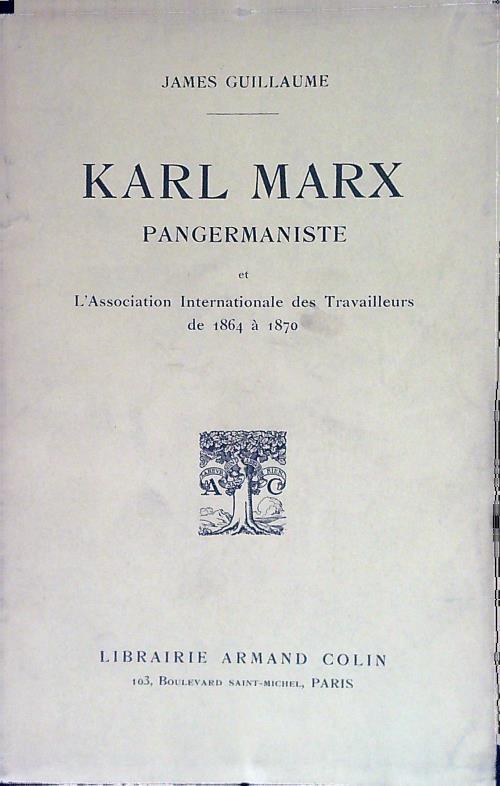 Karl Marx pangermaniste