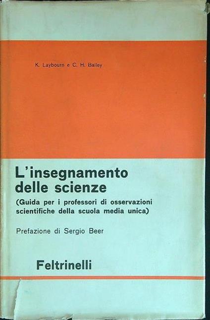 L' insegnamento delle scienze - K. Laybourn - copertina
