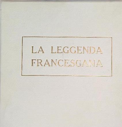 La leggenda francescana - copertina