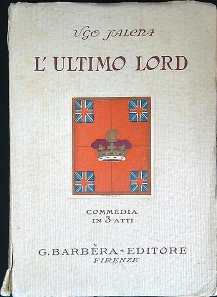 L' ultimo Lord - Ugo Falena - copertina
