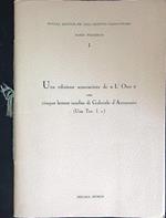 Una  edizione sconosciuta de L'Otre con cinque lettere inedite di D'Annunzio