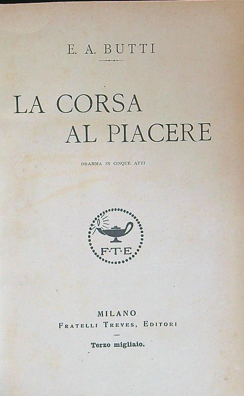La  corsa al piacere