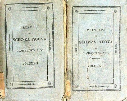 Principi di scienza nuova 2 voll - Giambattista Vico - copertina