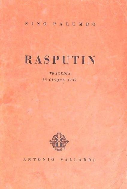 Rasputin - Nino Palumbo - copertina