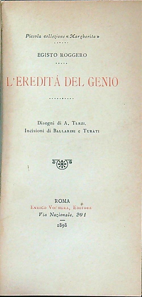 L' eredità del genio