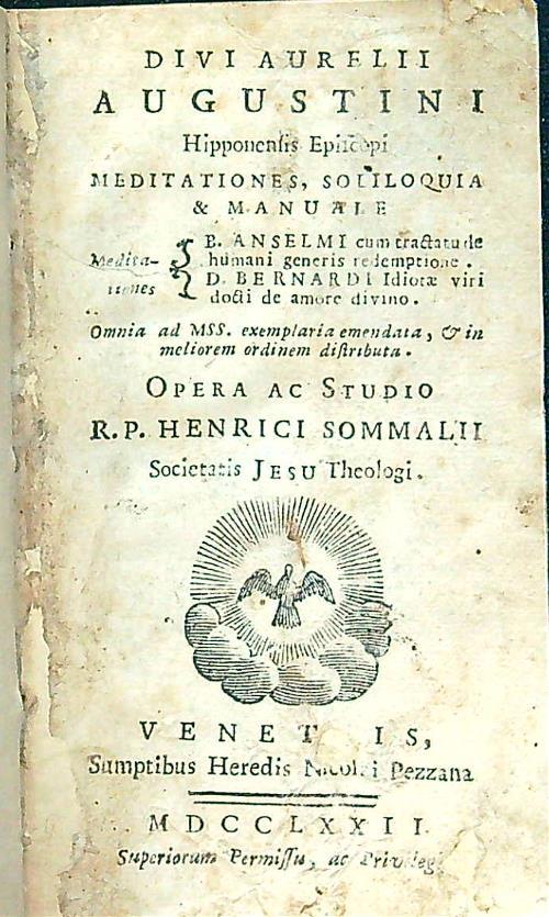 Meditationes, soliloquia et manuale