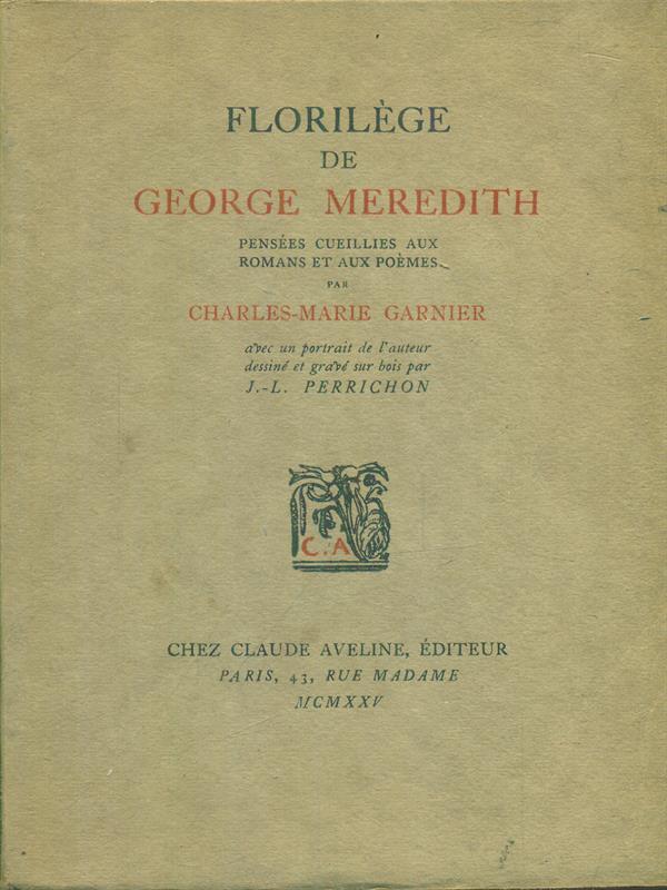 Florilege de George Meredith