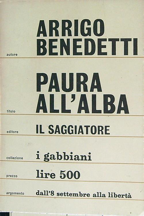 Paura dell'alba