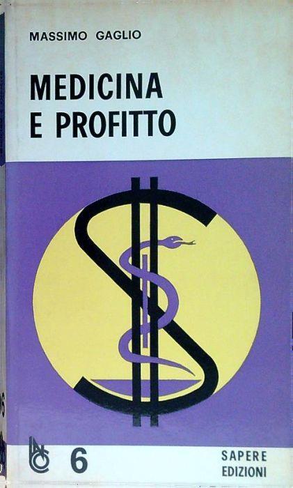 Medicina e profitto - Massimo Gaglio - copertina