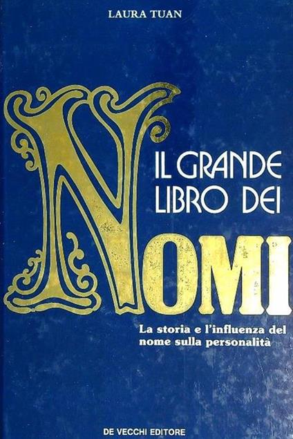 Il  grande libro dei nomi - Laura Tuan - copertina
