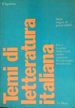 Temi di letteratura italiana