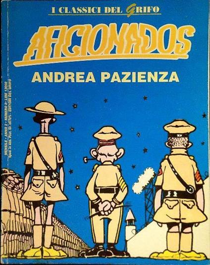 Aficionados - Andrea Pazienza - copertina