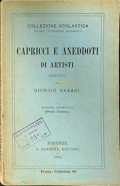 Capricci e aneddoti di artisti