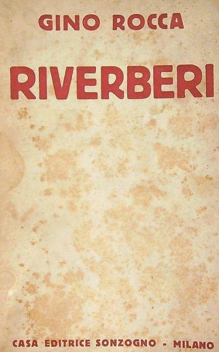 Riverberi - Gino Rocca - copertina