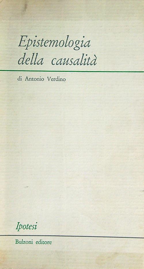 Epistemologia della causalità