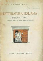Letteratura italiana. Disegno storico