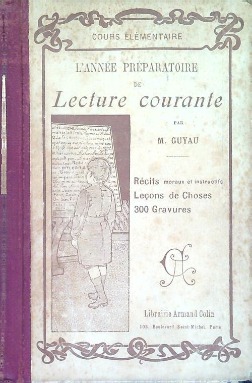 L' année préparatoire de Lecture courante
