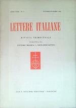 Lettere italiane - Anno XVIII - N. 4 - Ottobre Dicembre 1966