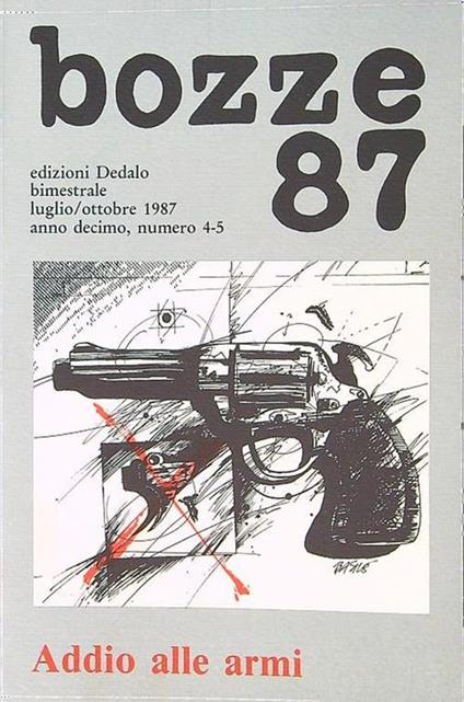 Bozze 87 - Luglio/ottobre 1987 - copertina