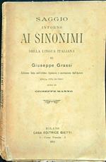 Saggio intorno ai sinonimi