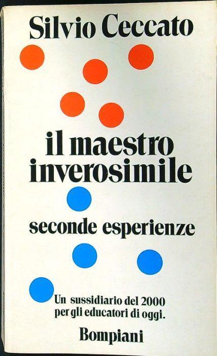Il maestro inverosimile - Silvia Ceccato - copertina