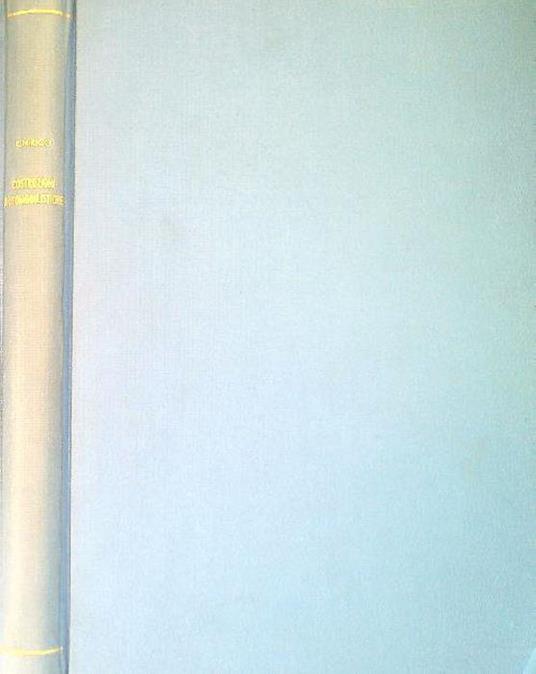 Costruzioni automobilistiche. Organi di trasmissione - Domenico Chirico - copertina