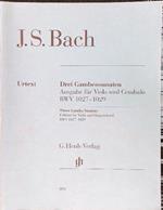 J.S. Bach - Drei Gambensonaten fur Viola und Cembalo