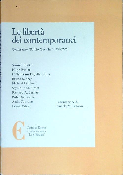 Le libertà dei contemporanei