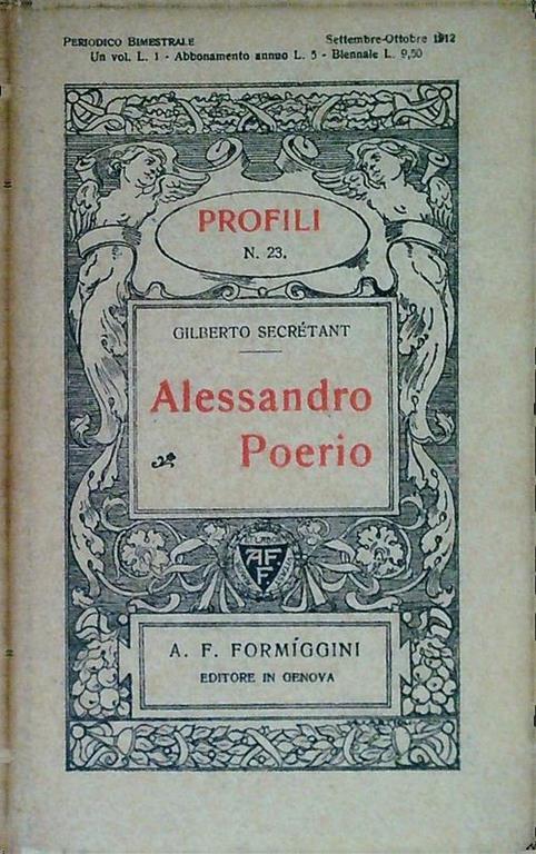 Alessandro Poerio - Gilberto Secretant - copertina
