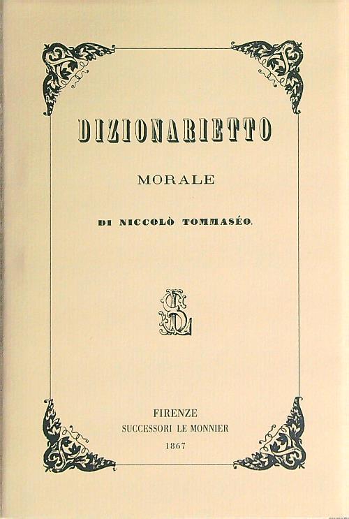 Dizionarietto morale