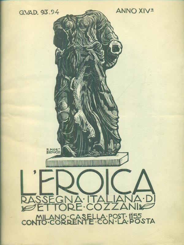 L' Eroica quaderno n. 93-94 anno XIV