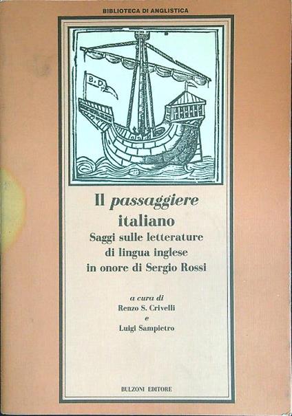 Il  passaggiere italiano - Renzo S. Crivelli - copertina