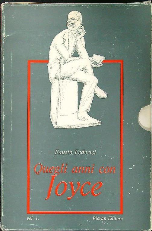 Quegli anni con Joyce 2vv - Fausto Federici - copertina