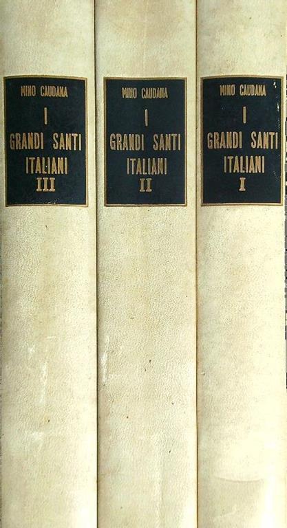 I grandi Santi italiani 3 voll - Mino Caudana - copertina