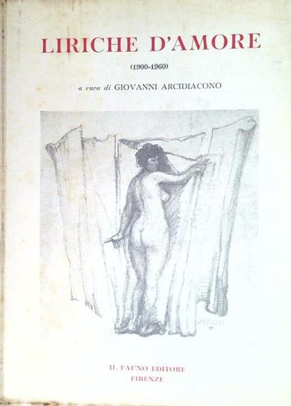 Liriche d'amore (1900-1960) - Giovanni Arcidiacono - copertina