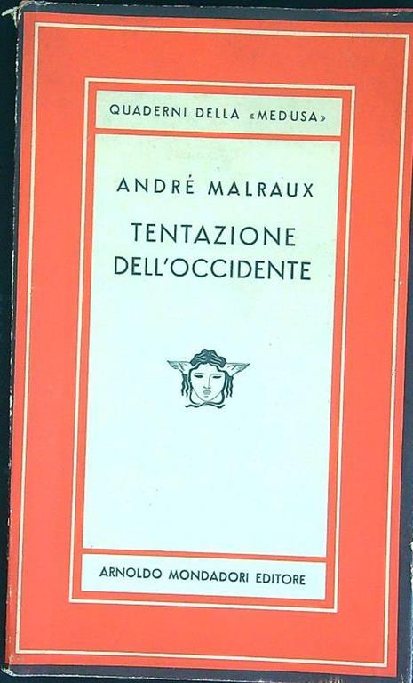 Tentazione dell'Occidente - André Malraux - copertina