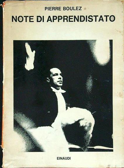 Note di apprendistato - Pierre Boulez - copertina