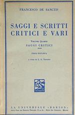 Saggi e scritti critici e vari vol. 4