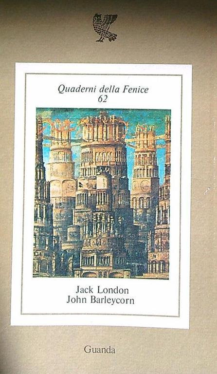 Jack London John Barleycorn - copertina