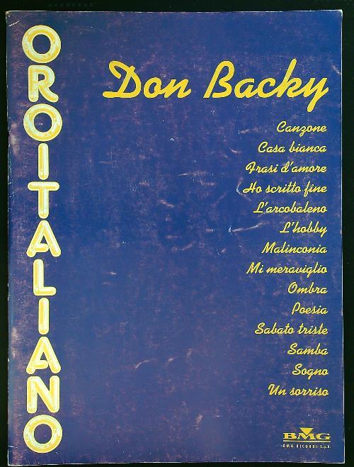 Oroitaliano: Don Backy